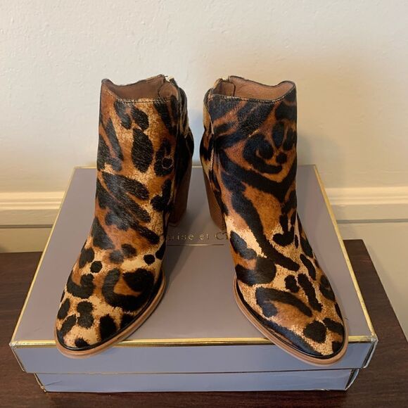 Louise et cie thisbee genuine calf hair upper leather lining bootie size 7 - Picture 8 of 16